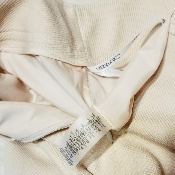 CALVIN KLEIN Twill Suit Skirt - Picture 3 of 14